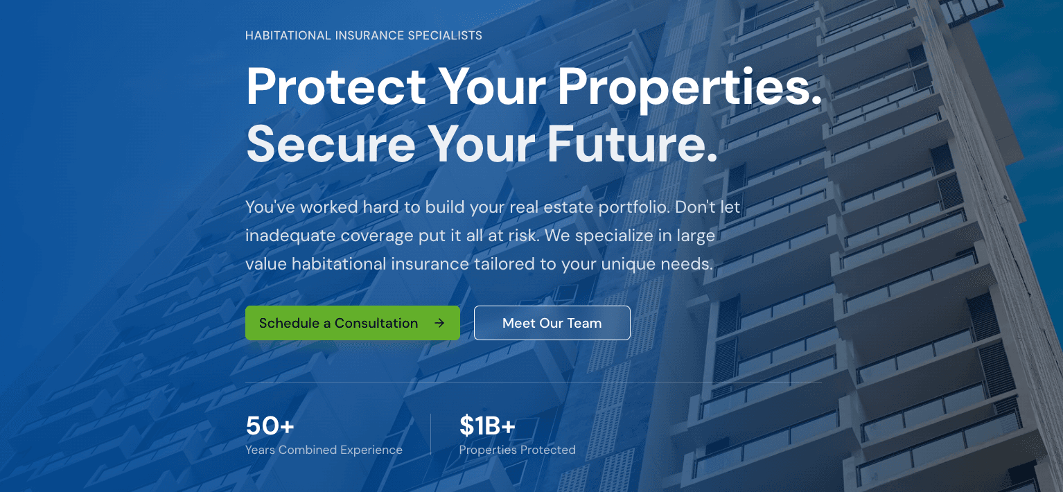 Superior Risk Management Services website project in Grand Rapids, Michigan
