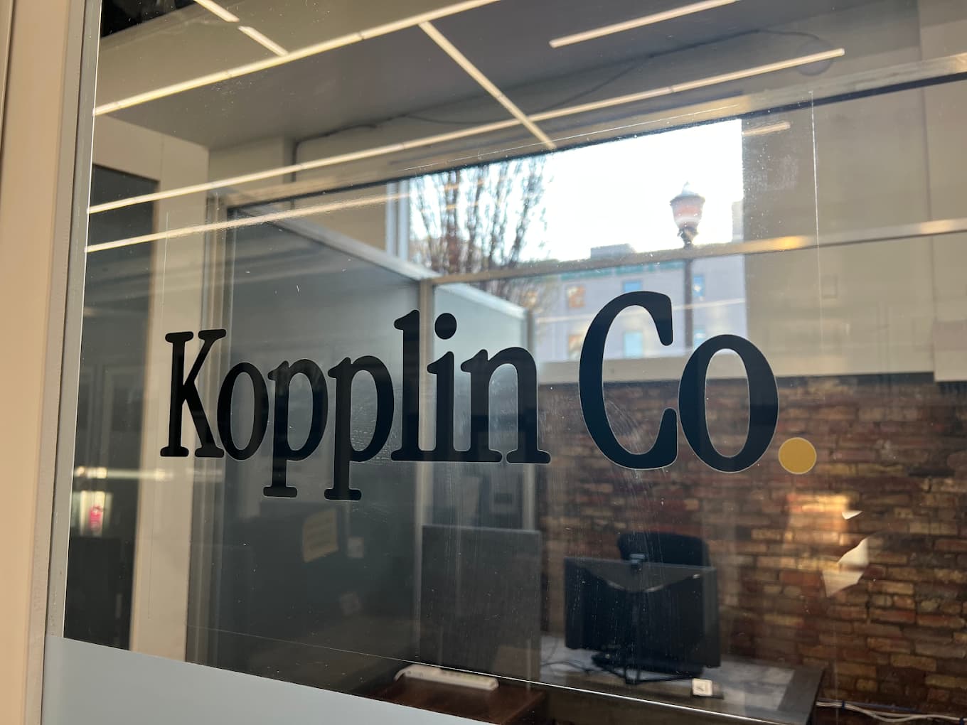 Kopplin Co. storefront window